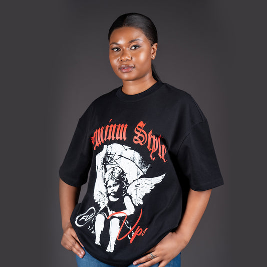 Black Premium Angel T-Shirt