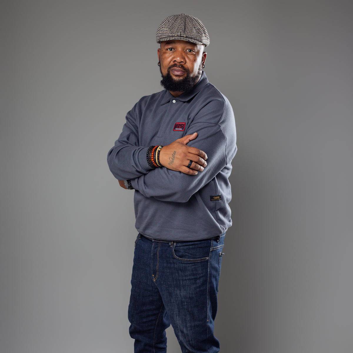 Charcoal Golf Sweater