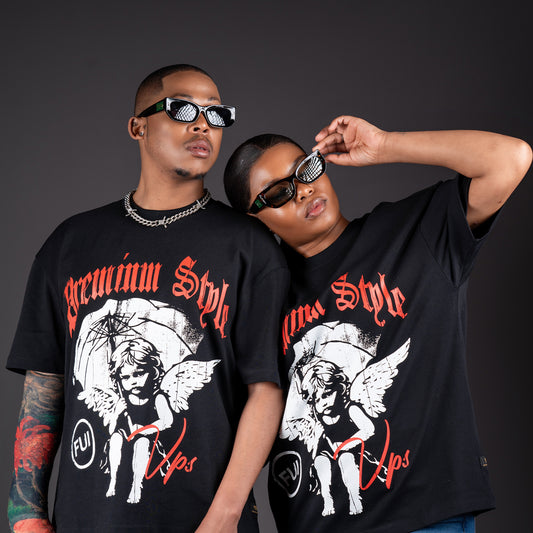 Black Premium Angel T-Shirt
