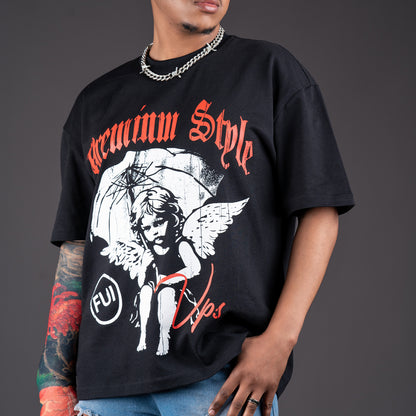 Black Premium Angel T-Shirt