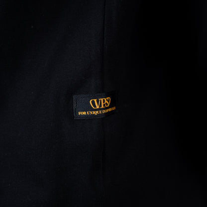 Drip Mask Black on Black T-Shirt
