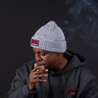 Knitted Viscose Cuffed Beanie