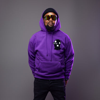Coral Drip Mask Hoodie