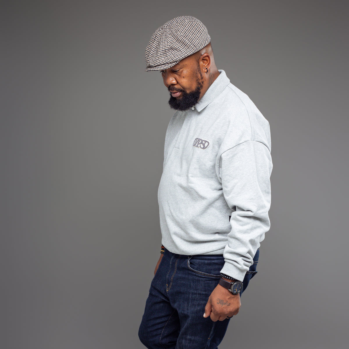 Grey Golf Sweater